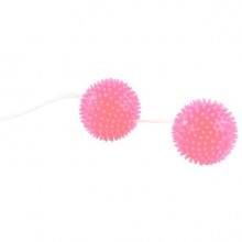 Вагинальные шарики Baile «Love Balls», цвет розовый, BI-014036PK, из материала TPR, диаметр 3.6 см., со скидкой