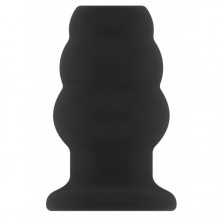 Анальная пробка «4 Inch SONO №50 Black», цвет черный, SONO SON050BLK, бренд Shots Media, из материала TPE, длина 8.6 см.