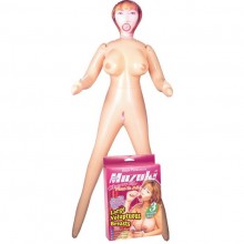 Надувная секс-кукла «Muzuki Cherry Ripe» с 3 отверстиями для входа, NMC 120064, из материала ПВХ, цвет телесный, 2 м., со скидкой