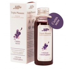 Эликсир для интимного ухода «Triple Pleasure» со вкусом «Спелая смородина», 65 гр, JULEJU 10234JULEJU, из материала водная основа, 65 мл.