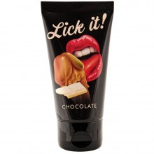 Lick It «Белый шоколад» съедобная смазка + массаж 3 в 1, 50 мл, 06206290000, бренд Orion, цвет прозрачный, 50 мл.