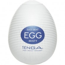Мастурбатор-яйцо «Misty №9» с рельефом в виде шипов, Tenga EGG-009, цвет белый, длина 7 см., со скидкой