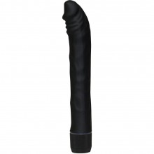 Черный женский вибратор «Vibrator Noir» You 2 Toys, из материала силикон, длина 19 см., со скидкой