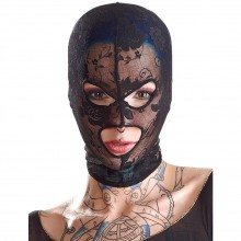 Кружевная маска на голову в отверстиями для глаз и рта Bad Kitty «Mask Lace», цвет черный, размер OS, Orion 2490382 1001, со скидкой