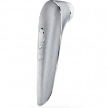 Вакуумный клиторальный стимулятор «Luxury High Fashion», цвет серебристый, Satisfyer J2018-28, длина 17 см., со скидкой
