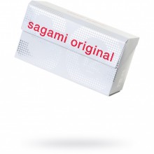 Sagami «Original 0.02» японские полиуретановые ультратонкие презервативы, упаковка 12 шт., цвет прозрачный, длина 19 см.