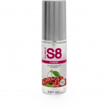 Вкусовой лубрикант «WB Flavored Lube» со вкусом вишни, объем 50 мл, Stimul8 STF7406ch, цвет прозрачный, 50 мл., со скидкой