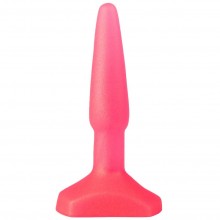 Гелевая анальная пробка-массажер, Биоклон 432700, бренд LoveToy А-Полимер, цвет розовый, длина 11.5 см., со скидкой