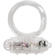 Силиконовое виброкольцо «Vibro Ring Clear», цвет прозрачный, бренд Orion, из материала TPE, со скидкой