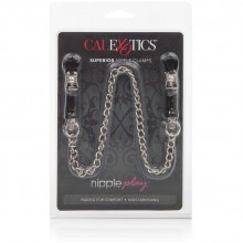 Зажимы на соски «Nipple Play Superior Nipple Clamps», California Exotic SE-2593-20-2, бренд CalExotics, длина 49 см., со скидкой