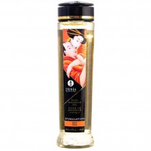 Натуральное массажное масло «Shunga Erotic Massage Oil» с ароматом персика, 240 мл, 1203 SG, из материала масляная основа, 240 мл., со скидкой