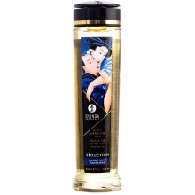 Натуральное массажное масло для тела «Erotic Massage Oil» с ароматом «Ночной цветок», 240 мл, Shunga 1219 SG, 240 мл., со скидкой