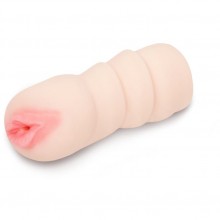 Реалистичный мастурбатор-вагина для мужчин, длина 15 см, диаметр 3.5 см, Пикантные Штучки DP02042, из материала CyberSkin, цвет телесный, длина 15 см.