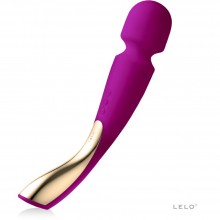Вибромассажер для всего тела «Smart Wand 2 Large», цвет фиолетовый, Lelo LEL7789, из материала силикон, длина 30.4 см., со скидкой