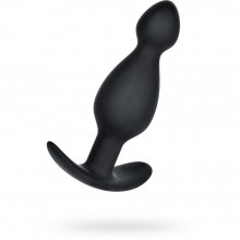 Анальная силиконовая пробка «A-Toys by TOYFA» размера M с ограничителем, черная, длина 11.5 см, диаметр 3.5 см, 761317, коллекция ToyFa A-Toys, цвет черный, длина 11.5 см.