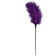 Фиолетовое длинное перышко для тиклинга «Feather Tickler», длина 54 см, Easytoys ET254PUR, из материала натуральное перо, длина 54 см., со скидкой