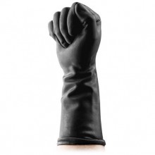 Черные латексные перчатки для фистинга «Fisting Gloves», EDC Collections BUTTR010