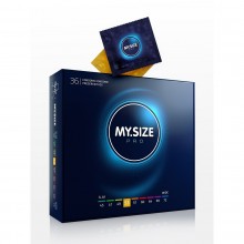 Презервативы «MY.SIZE», размер 53, 36 шт, R&s gmbh, из материала латекс, цвет прозрачный, длина 17.8 см.