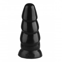 Анальная втулка в форме елочки «Джага-Джага», черная, рабочая длина 16.5 см, минимальный диаметр 3.8 см, 1016-96 BX DD, длина 18.5 см., со скидкой
