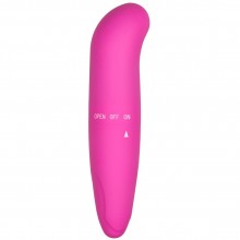 Мини вибратор для точки G Easytoys «Mini G-Spot Vibrator Pink», розовый, EDC Collections ET249PNK, длина 12 см.