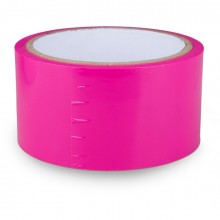 Лента для бондажа «Easytoys Hot Pink Bondage Tape» розового цвета, длина 20 метров, ширина 5 см, EDC Collections ET245HP, 2 м.