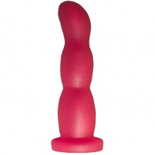 Розовый гелевый массажер простаты, длина 15 см, диаметр 4 см, Биоклон 431000, бренд LoveToy А-Полимер, длина 15 см., со скидкой