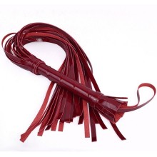Бордовая лаковая плеть из искусственной кожи, общая длина 65 см, Sitabella 5017-220, бренд СК-Визит, цвет Бордовый, длина 65 см.
