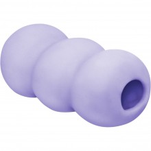 Мастурбатор с ярким рельефом «Marshmallow Sweety», цвет фиолетовый, Lola Games 7372-03lola, из материала TPE, длина 8 см., со скидкой