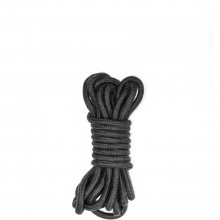 Черная хлопковая веревка «Party Hard Do Not Disturb», 5 метров, Lola Games 1157-01lola, из материала Хлопок, цвет Черный, 5 м., со скидкой