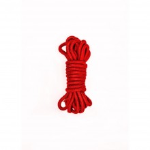 Красная хлопковая веревка «Party Hard Do Not Disturb» для связывания, 5 метров, Lola Games 1157-02lola, цвет красный, 5 м., со скидкой