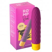 Мини вибратор «Romp Beat», цвет фиолетовый, Romp RPBBSG4, из материала силикон, длина 15 см.