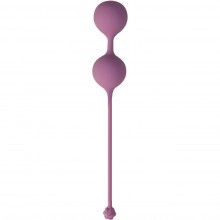 Фиолетовые вагинальные шарики «Flash Joss», рабочая длина 8 см, Lola games 9004-01Lola, из материала силикон, длина 8 см.