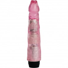 Вибратор реалистик, цвет розовый, из нежного материала ПВХ, 47526-MM, бренд 4sexdream, длина 22.5 см., со скидкой
