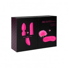 Розовый набор для секса «Pleasure Kit 4» из пяти предметов, Shots SWI014PNK, бренд Shots Media, из материала Силикон