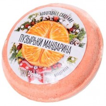 Бомбочка для ванны «Пузырьки мандарина» с ароматом мандарина, 70 гр., Toyfa 722506, цвет оранжевый, со скидкой
