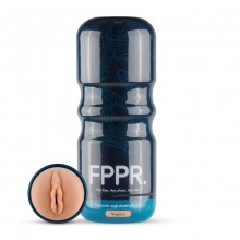Кофейный мастурбатор-вагина «FPPR» с эффектом вакуума, длина 17 см, EDC FPPR007, бренд EDC Collections, из материала TPE, цвет коричневый, длина 17 см.