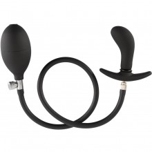 Анальная втулка с грушей «Inflatable Plug» черного цвета, You2Toys 5362100000, бренд Orion, длина 13.3 см., со скидкой