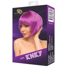 Фиолетовый парик со стрижкой каре «Кику», Джага-Джага 964-16 BX DD, из материала синтетика, длина 27 см., со скидкой