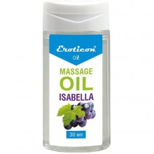 Массажное масло «Isabella» с ароматом винограда «Изабелла», 30 мл, Eroticon 34047, цвет прозрачный, 30 мл., со скидкой