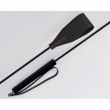Черный стек с петлеобразной ударной частью «Готика» из натуральной кожи, Ситабелла 3340-1bk, бренд СК-Визит, со скидкой