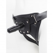 Универсальный пояс для страпона «Class strap restyling» с коннектором Harness, Lovetoy 063103, бренд LoveToy А-Полимер, из материала ткань, цвет черный, со скидкой