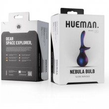 Анальный душ космического цвета «Nebula Bulb» с многонаправленным наконечником, рабочая длина 10.5 см, EDC Wholesale HUE013, бренд EDC Collections, из материала силикон, коллекция Hueman, длина 25.4 см.