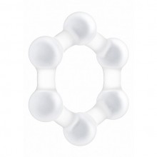 Утяжеленное эрекционное кольцо «Weighted Cock Ring No.83» из силикона, прозрачное, Shots SON083TRA, бренд Shots Media, коллекция SONO, цвет Прозрачный, диаметр 8.2 см.