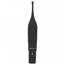 Вибромассажер «Clitoral Tickler», цвет черный, GC038BLK, бренд Shots Media, длина 16.2 см.