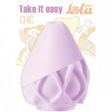 Фиолетовый мастурбатор «Take it Easy Chic Purple», Lola Games 9022-04lola, из материала TPE, длина 7.1 см., со скидкой