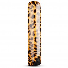 Мощная вибропуля «Nayo» леопардового цвета в стильной косметичке, перезаряжаемая, EDC Wholesale PAN003, бренд EDC Collections, из материала пластик АБС, длина 9 см., со скидкой
