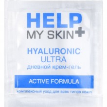 Дневной крем-гель «Help My Skin Hyaluronic» для комплексного ухода за кожей лица, 3 гр, Биоритм lb-25021t, со скидкой