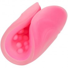 Розовый мастурбатор открытого типа «The Gripper Beaded Grip» с текстурой поверхности в виде бусин, California Exotic SE-0931-05-3, бренд CalExotics, из материала TPE, со скидкой