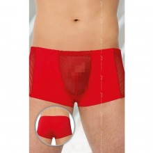 Шорты мужские с сеткой «SoftLine Collection», красный, размер 52, 451534, со скидкой