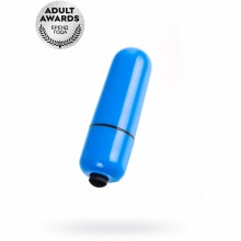 Вибропуля «A-Toys Braz» синего цвета, ABS пластик, TOYFA 761059, из материала пластик АБС, цвет синий, длина 5.5 см.